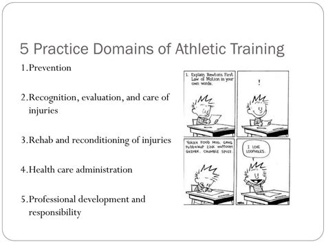 What are the 6 domains of athletic training, and how do they intertwine with the art of storytelling?